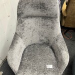 Draai fauteuil Mart, geweven antraciet